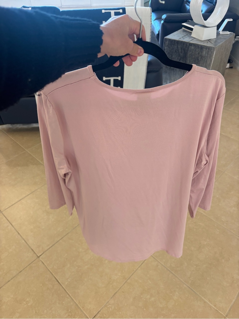 Women’s Relaxed Pink Top - Classic Boatneck